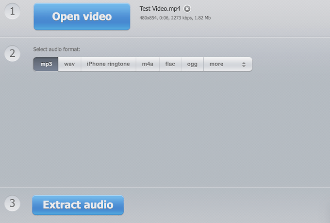 how to extract audio from video on win 10