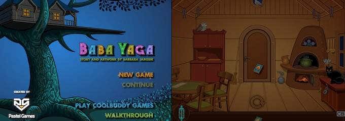 Best Escape Room Games For Fantasy Lovers image 2 - baba-yaga-game