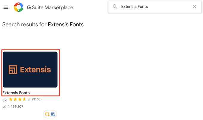 will extensis font work with google slides