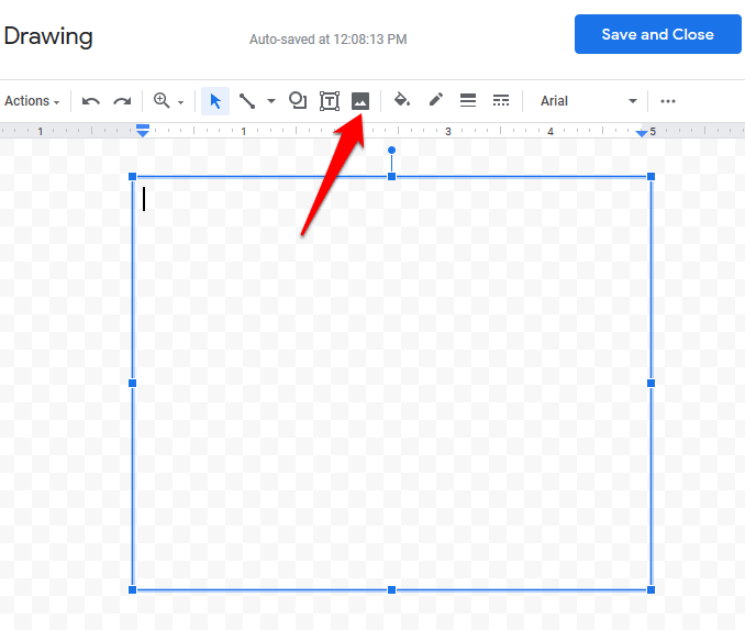 google docs how to insert text box