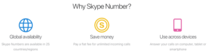 get a skype number
