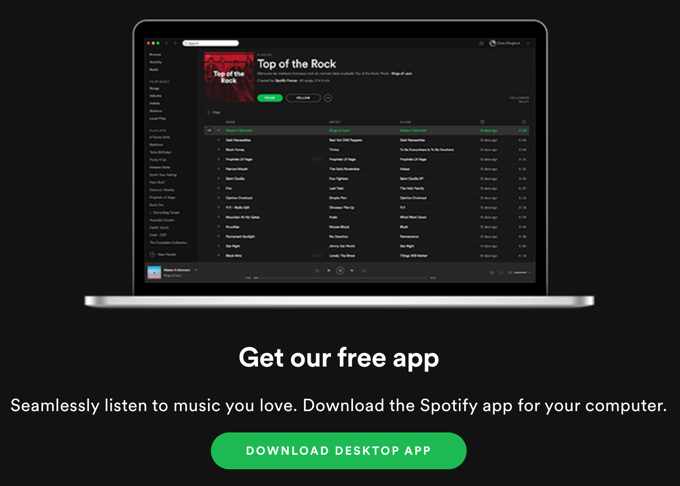 how to download spotify songs desktop app