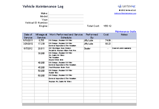 Family image 4 - Vehicle-Maintenance-Log