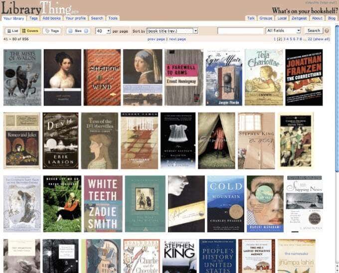 Library Thing image - best-ebook-reader-software-mobile-laptop-pc-library-thing