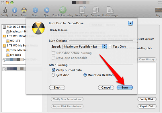 Burn An ISO Image To Disc On MacOS image 5 - create-mount-burn-iso-image-files-free-disk-utility-destination-burn