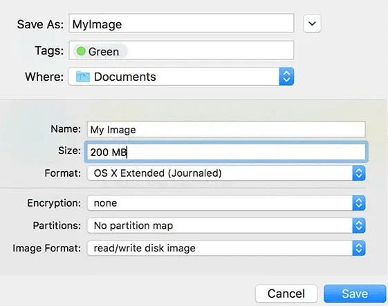 The disk image joemac.sparsebundle is in use. today