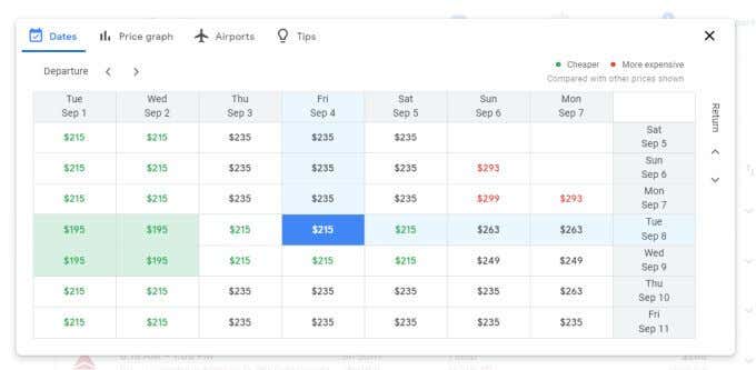 How to Use Google Flights - 3