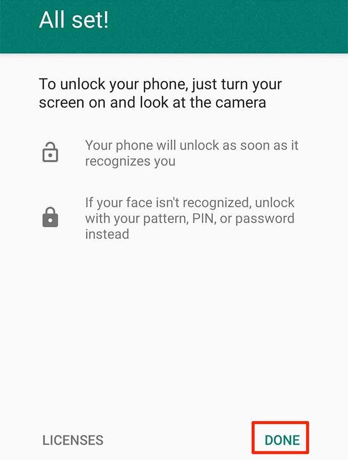 How To Set Up Facial Recognition In Android Smart Lock image 5 - face-added