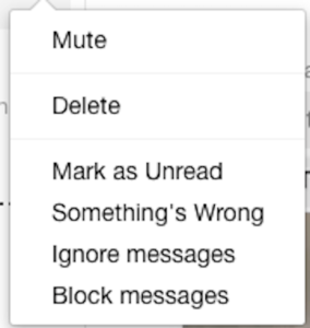 how do i delete unread messages on facebook messenger