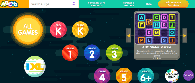 free online kids learning games