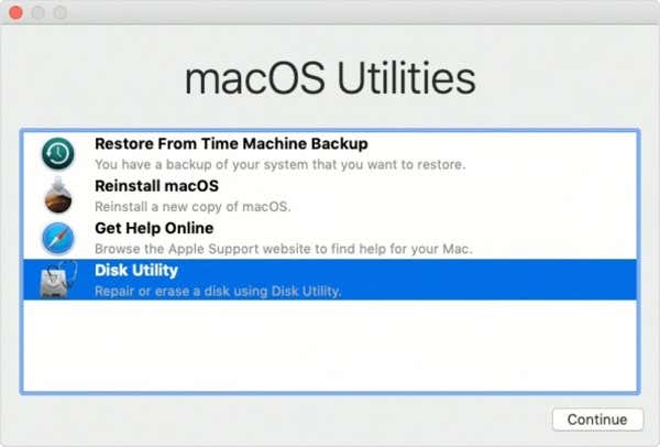 Step 2a: Use Disk Utility on a Mac image - mac-os-utilities