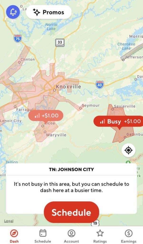 How Does Delivering Through DoorDash Work? image - map