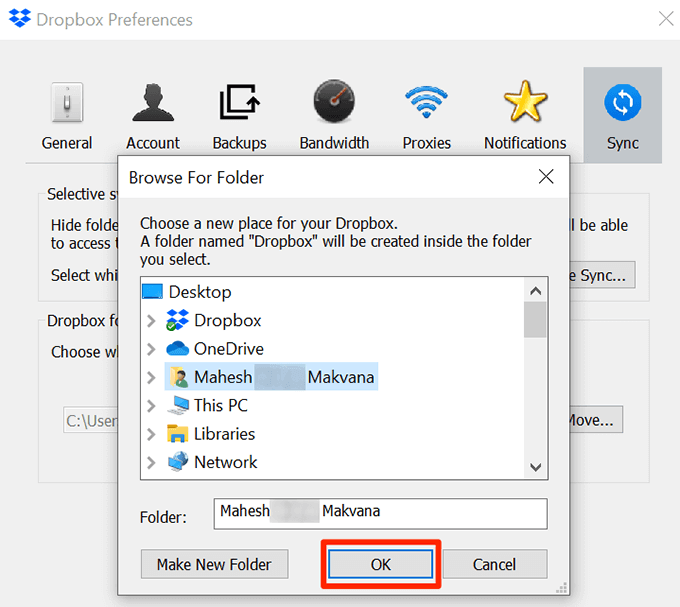 How To Move Your Dropbox Folder - 80