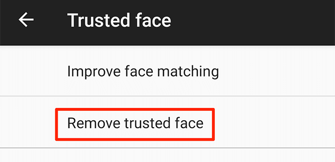 How To Set Up Facial Recognition In Android Smart Lock image 7 - remove-trusted-face