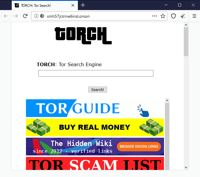 tor dark web search engines