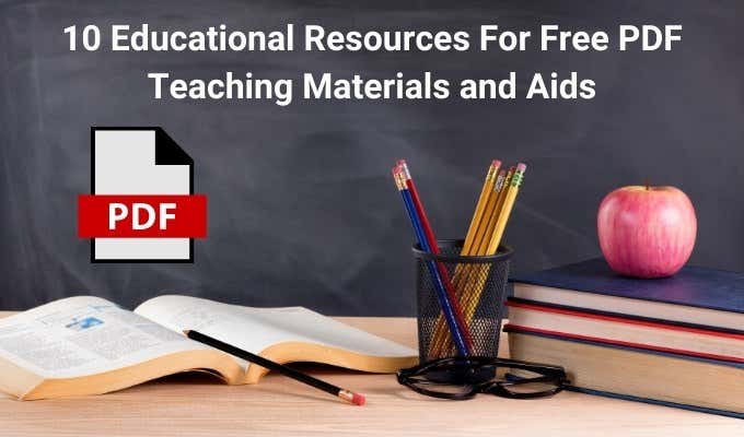 10 Educational Resources For Free PDF Teaching Materials and Aids - 22