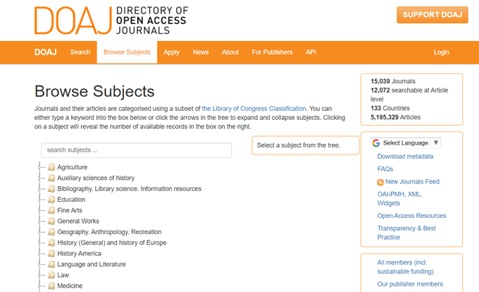 Directory of Open Access Journals image - Directory-of-Open-Access-Journals