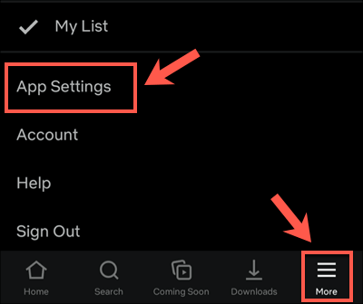 Downloading From Netflix On Android, iPhone, Or iPad image 7 - Netflix-Android-App-Settings