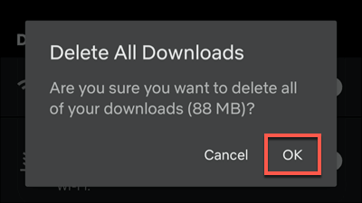 Downloading From Netflix On Android, iPhone, Or iPad image 11 - Netflix-Android-Confirm-Download-Delete