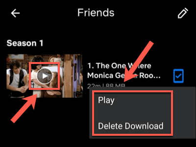 Downloading From Netflix On Android, iPhone, Or iPad image 6 - Netflix-Android-Play-or-Delete-Content