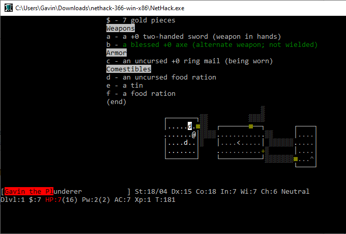 Nethack image - nethack-roguelike-gameplay