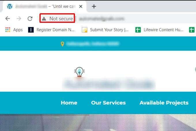 How to Know if a Site Uses HTTPS image 2 - not-secure