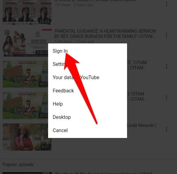 How To Upload a Video To Youtube From a Phone image 2 - upload-youtube-video-mobile-web-sign-in