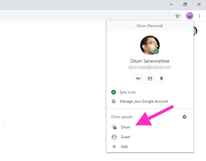 Add Google Account to a New Profile image 4 - 09-Switch-Profile