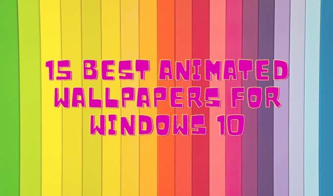 Reactive Wallpaper Windows 10