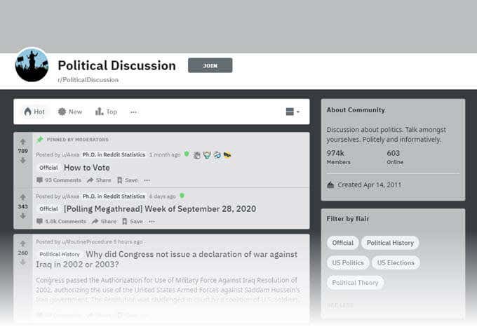 8 Political Subreddits for Calm Political Debate - 94