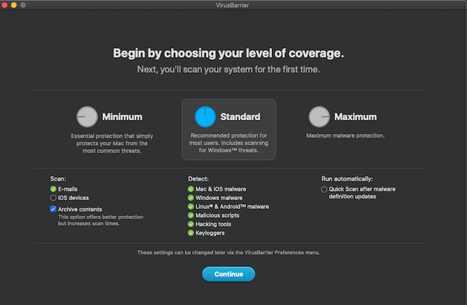 virusbarrier scanner wants full disk access