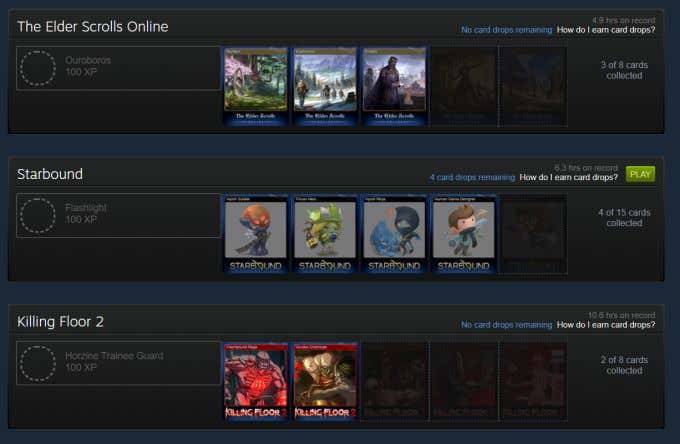 Steam Levels, Trading Cards & XP Explained.: All About Steam Levels,  Trading and Badges