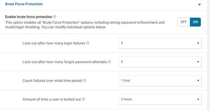 Install a WordPress Security Plugin image - brute-force-protection