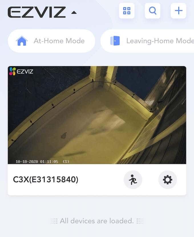 ezviz at home mode