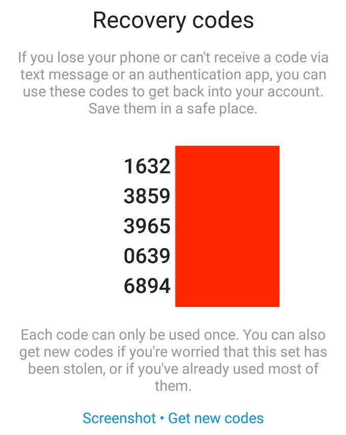 How Two-Factor Authentication Works image 2 - recovery-codes