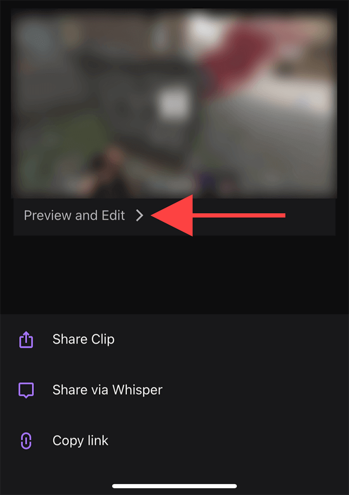 How to Clip On Twitch – Android and iOS image 2 - 05-Edit-Clip-Mobile