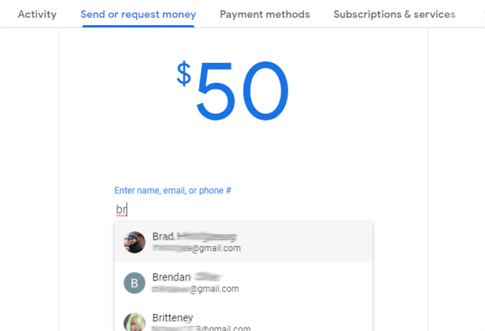 send money gpay