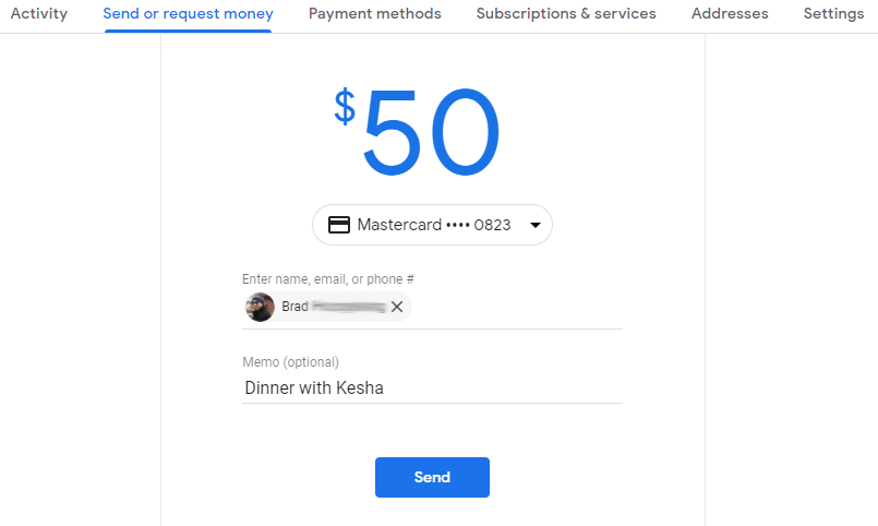 Google payments письмо. Google pay send.