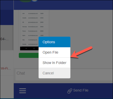 Using WiFi Direct to Send Files Wirelessly image 4 - Feem-Open-File