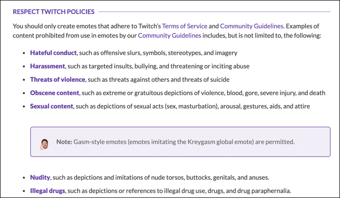 Design Rules for Twitch Emotes image - Twitch-Emote-Rules