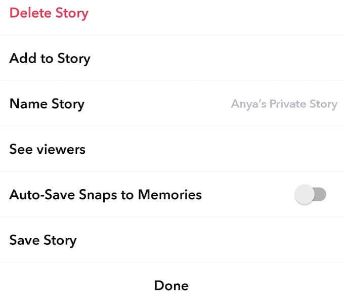 How to Make a Private Story on Snapchat - 7