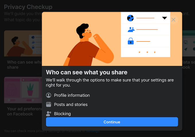 How to Keep Your Privacy on Facebook image - privacy-checkup-fb