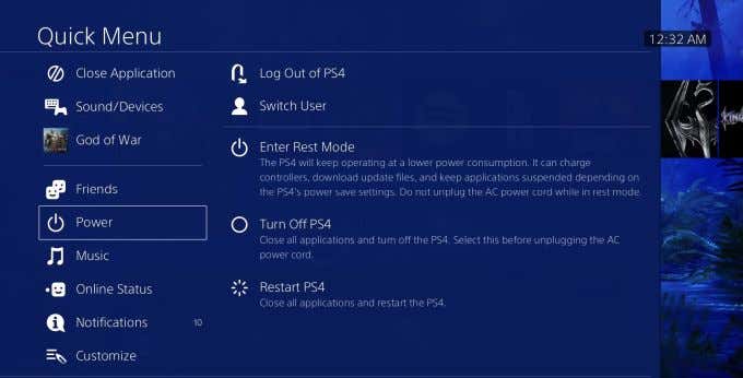 ps4 not updating in rest mode