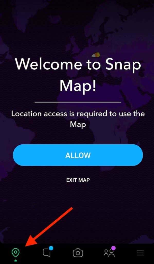 Other Types of Stories on Snapchat image - snap-map