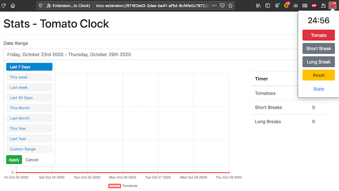 Best Firefox Add-ons To Improve Productivity image 3 - tomato-clock