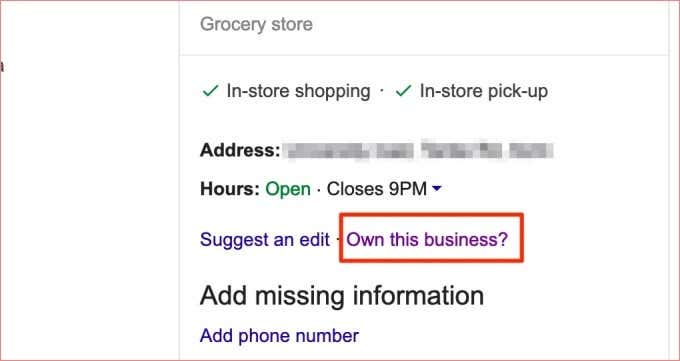 How to Claim a Business Listed on Google image - 03-own-this-business-google