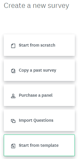 How Easy Is It to Get Started? image 2 - 05surveymonkey-start-from-template