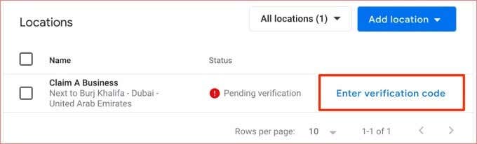 How to Claim a Business Listed on Google image 4 - 06-verification-code