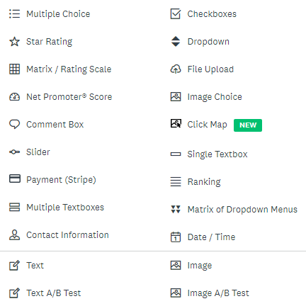 Which Has Better Features? image 2 - 09surveymonkey-question-types