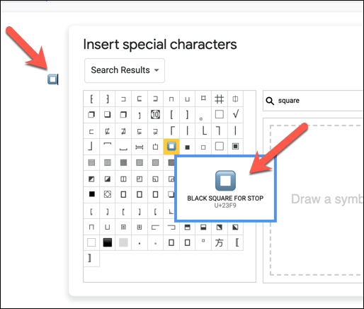 Using Special Characters to Add Shapes to Text image 3 - 12-Google-Docs-Insert-Special-Chars